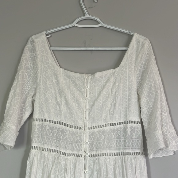 Rebellion white maxi dress size Large - Picture 4 of 7
